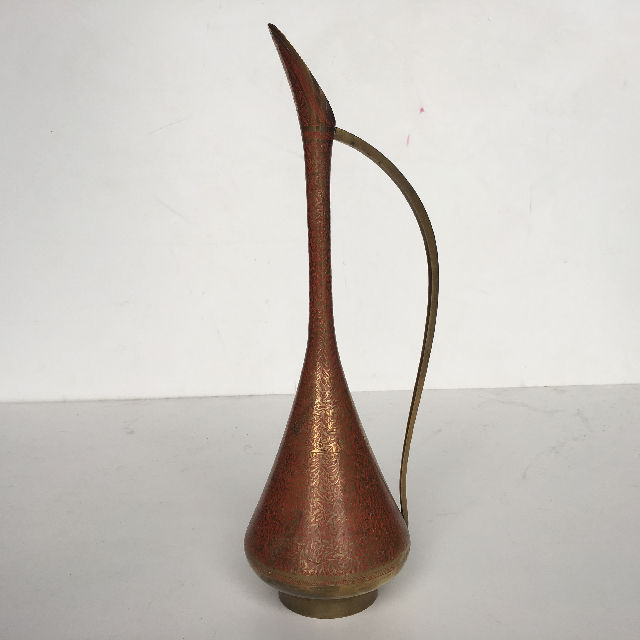 BRASSWARE, Red Brass Pouring Jug